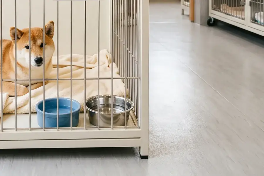 ペットホテルのお預かりスペース